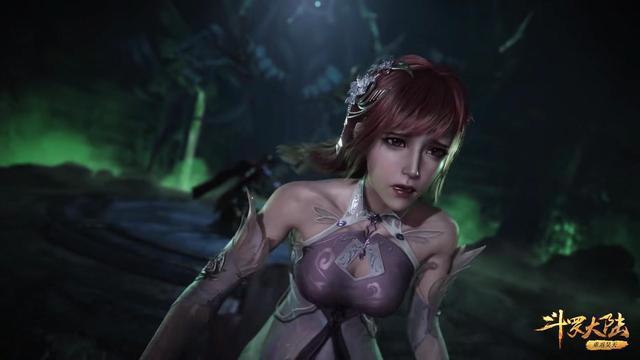 斗罗:比比东遭千寻疾玷污,画面被还原,17岁的比比东,好美