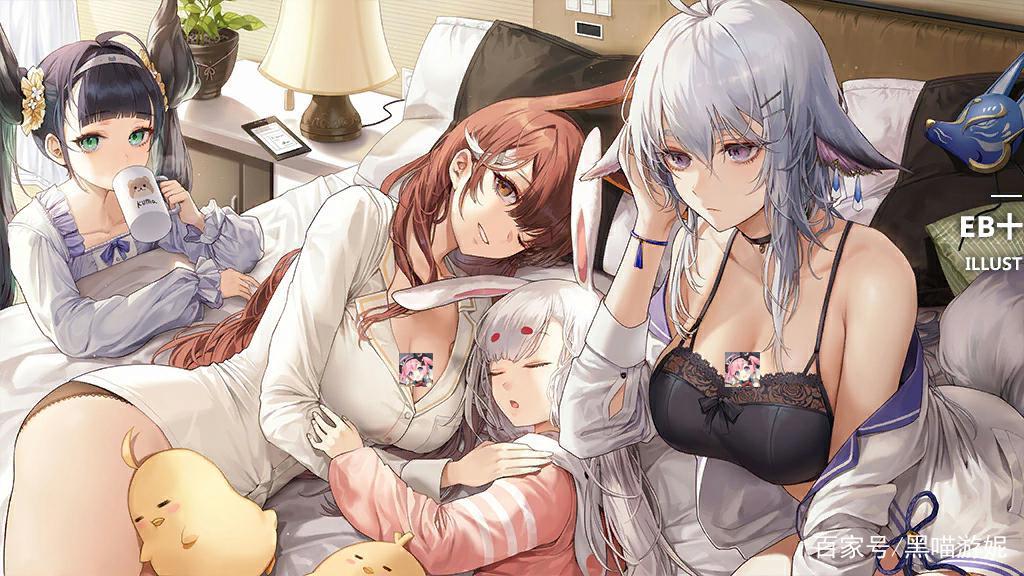 碧蓝航线日服周年庆追加过场图超给力的四期科研船与皇家女仆团