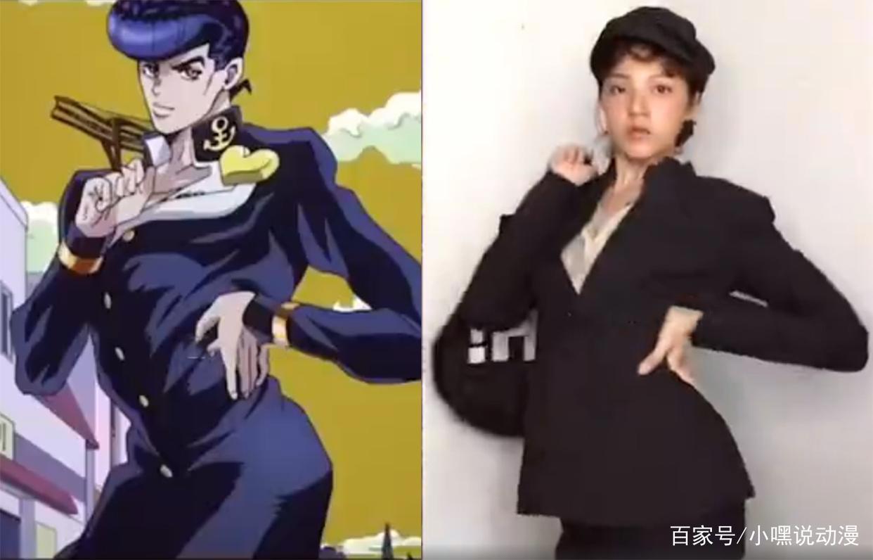 JO厨小姐姐还原JOJO立,历代JOJO全部拿下,连伊奇也不放过