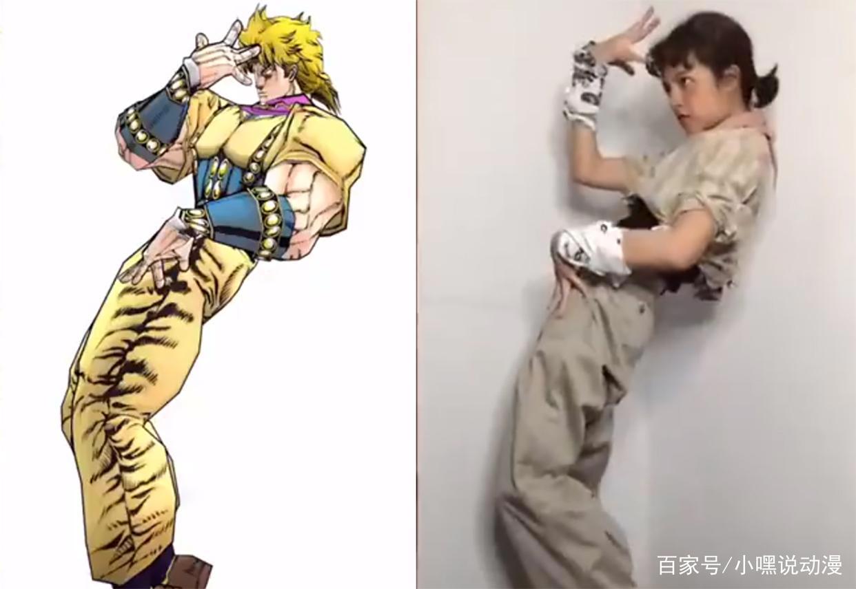 JO厨小姐姐还原JOJO立，历代JOJO全部拿下，连伊奇也不放过