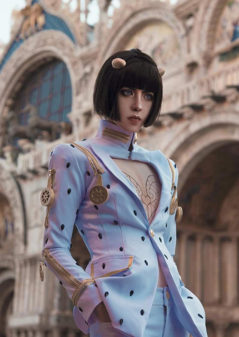 还原度爆表,马来西亚小哥Cos布加拉提与乔鲁诺