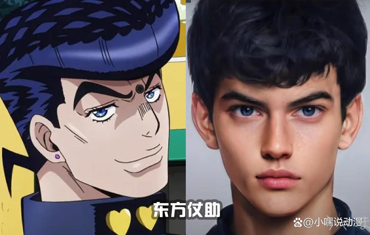 当《JOJO》被还原成真人版,无敌阿强颜值爆表,茸茸霸气十足