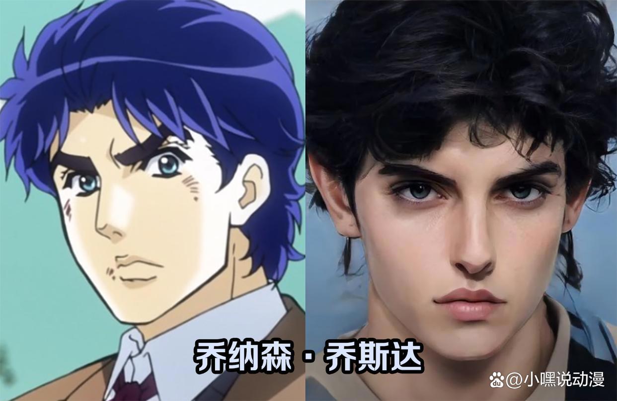当《JOJO》被还原成真人版,无敌阿强颜值爆表,茸茸霸气十足