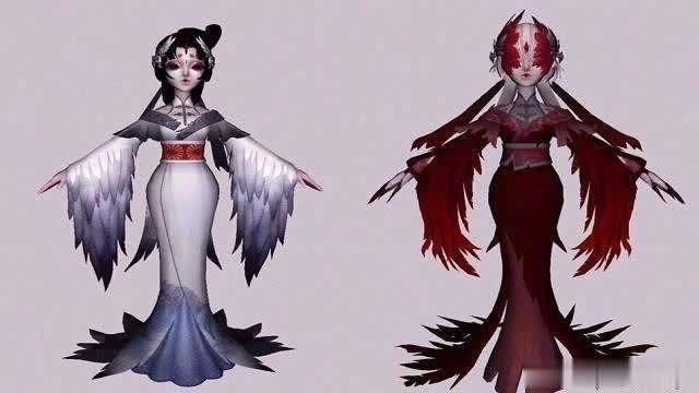 第五人格：红蝶仙鹤皮肤酷似白发魔女，监管者第二个随从上线