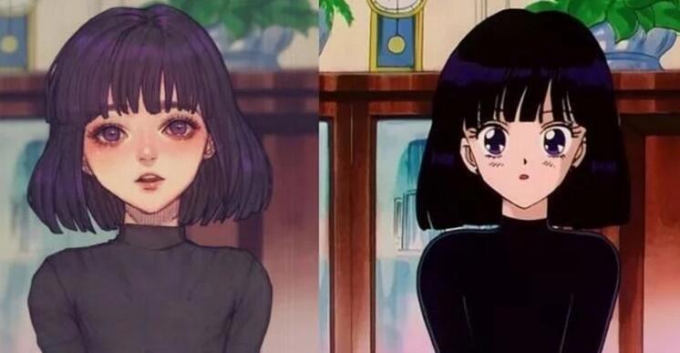 当美少女战士换个画风,土萌萤清纯可爱,月野兔变身芭比娃娃