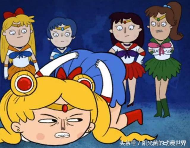 美少女战士，水手服女神月野兔被黑最惨的一次！特别辣眼睛！