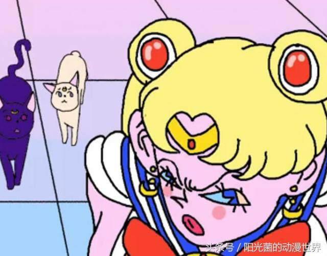 美少女战士，水手服女神月野兔被黑最惨的一次！特别辣眼睛！