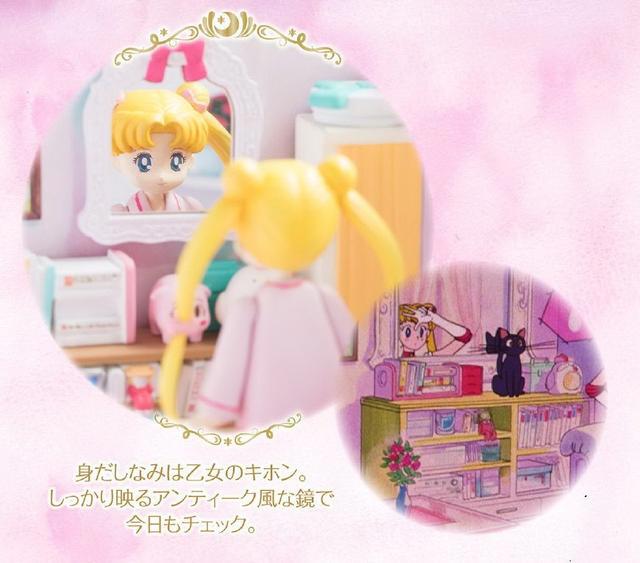 月野兔房间神还原！《美少女战士》娃娃屋，连棉被都跟真的一样