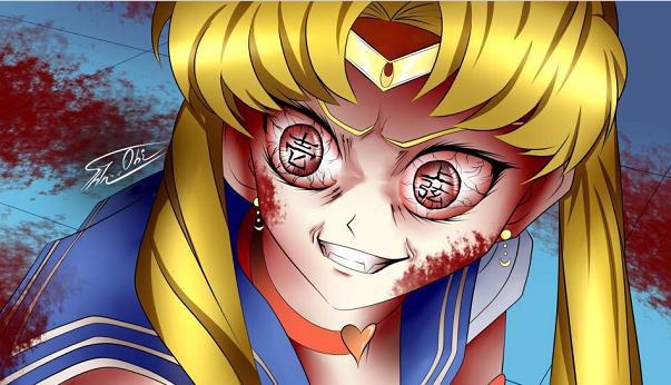 《鬼灭之刃》版月野兔，善逸毫无违和感，伊之助直接萌化了