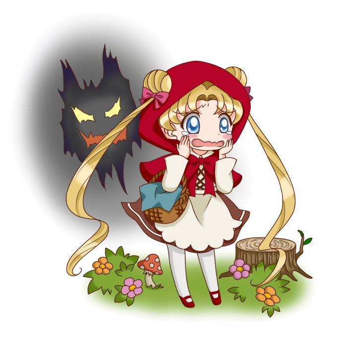 童话版《美少女战士》，月野兔成了小红帽，海王满变人鱼公主