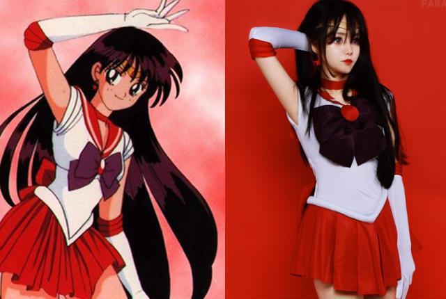 《美少女战士》神级cosplay，月野兔打破次元壁，天王遥又美又酷