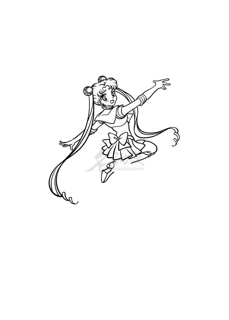 月野兔怎么画