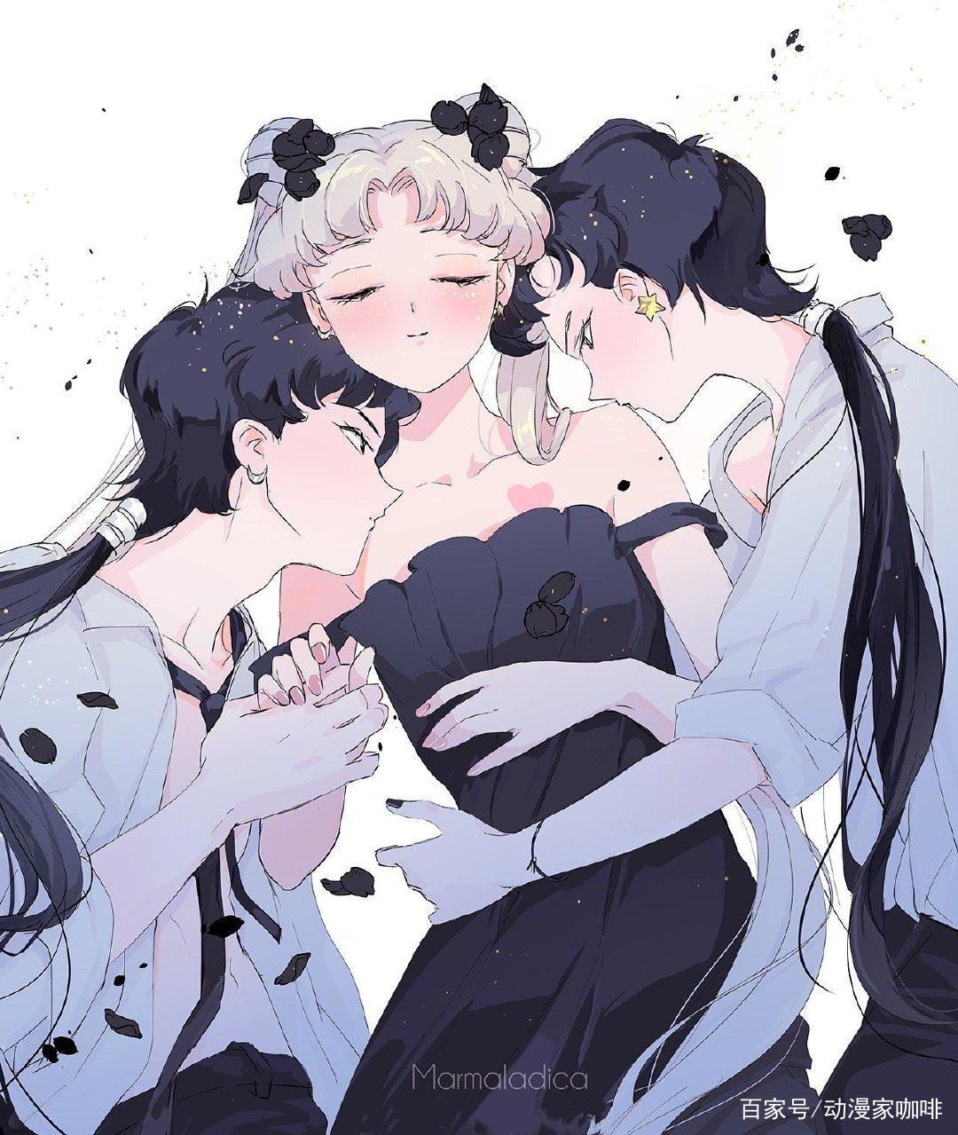 美少女战士：星野和小兔甜蜜互动，恋爱中的小兔冷酷性感