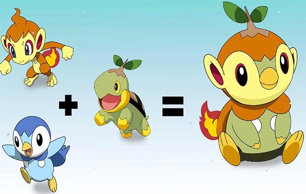 精灵宝可梦:民间大神恶搞融合宝可梦,阿勃梭鲁融合进化最辣眼睛