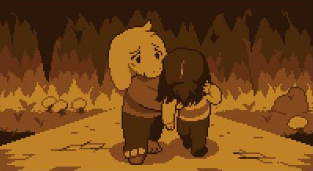 传说之下的屠杀路线中，出现的Chara，也许就是“你”