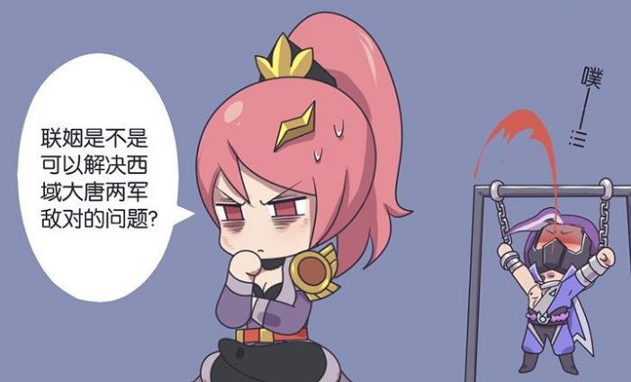 王者荣耀漫画：长城守卫军全体变颜艺，花木兰的心事，居然是和亲