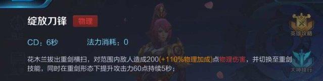 王者荣耀：花木兰打法攻略全家桶！