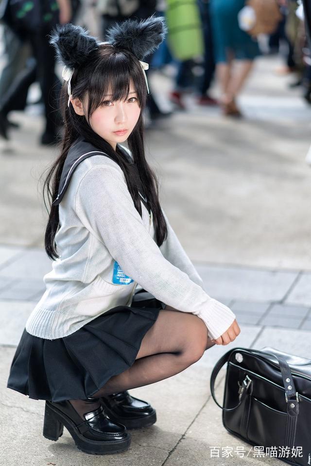 TGS现场碧蓝航线cos赏析大凤太懂人心黑丝爱宕堪称全场亮点