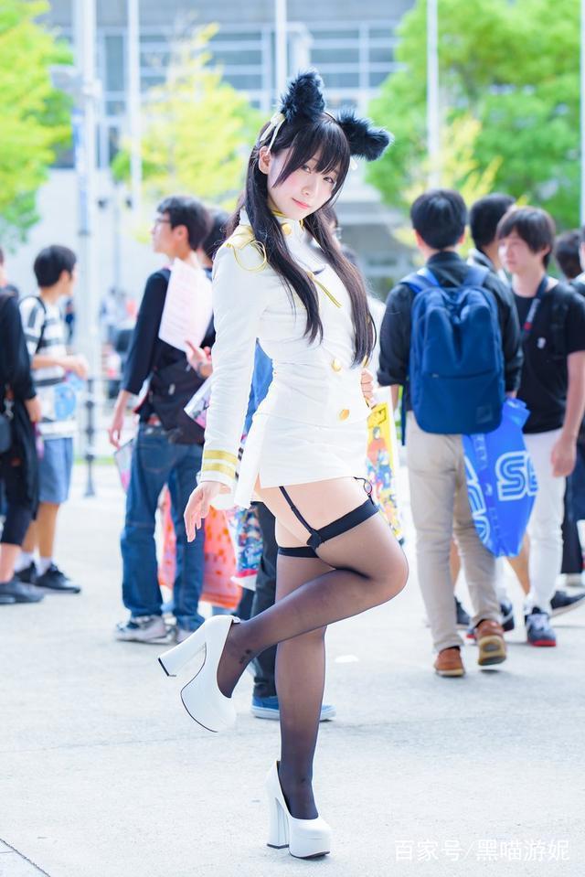 TGS现场碧蓝航线cos赏析大凤太懂人心黑丝爱宕堪称全场亮点