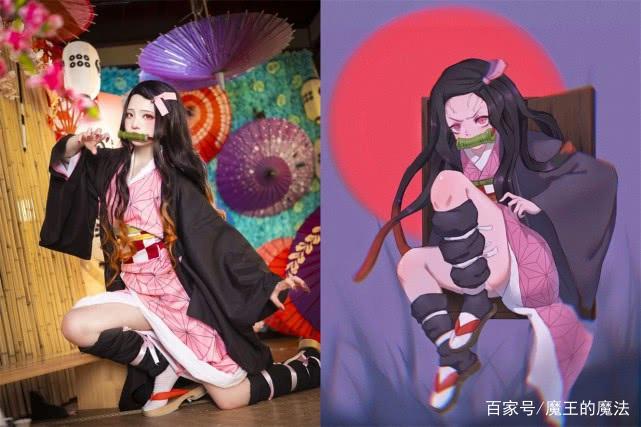 祢豆子的5种形态,可爱呆萌把人融化,看完之后你只想先把她带走