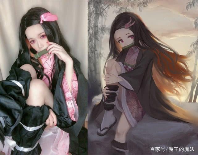 祢豆子的5种形态，可爱呆萌把人融化，看完之后你只想先把她带走