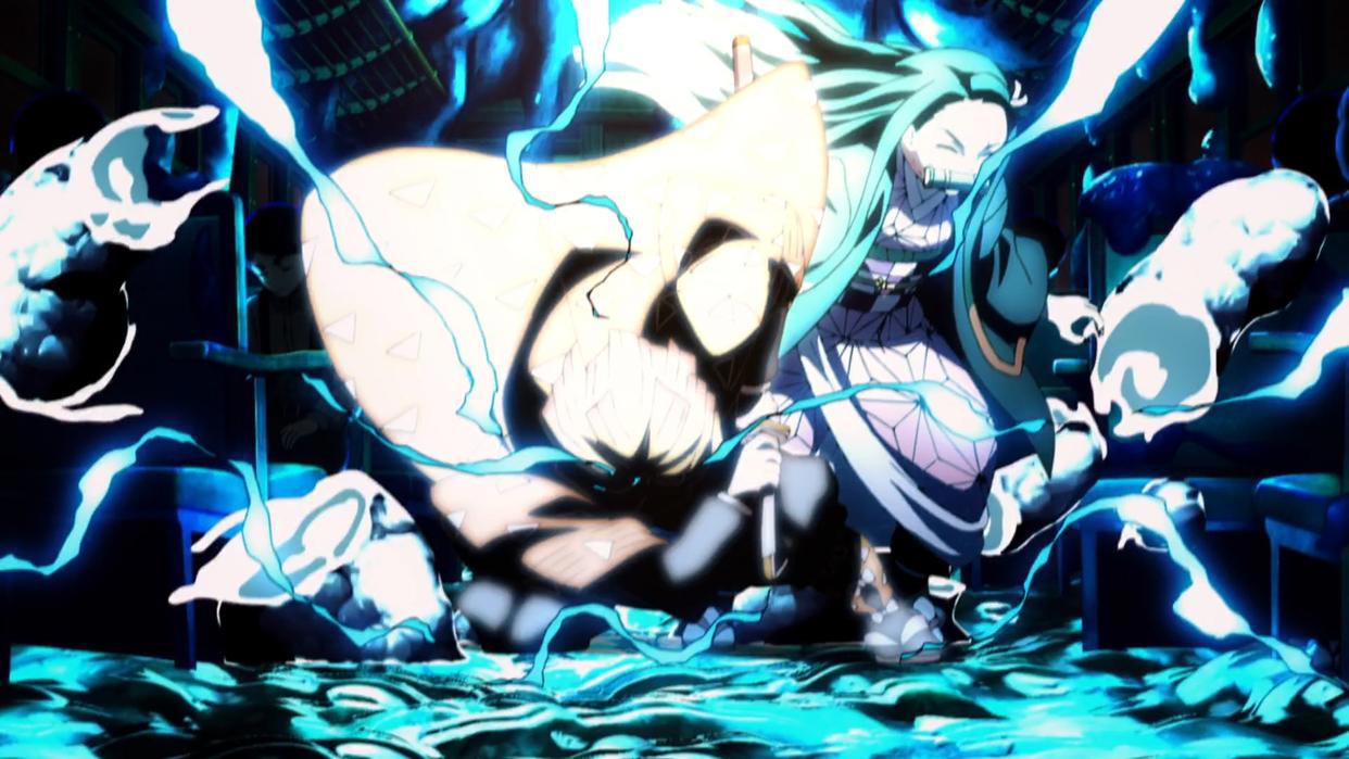 鬼灭之刃:新增画面祢豆子上演鬼打鬼;结尾兄贵化吓死炭治郎