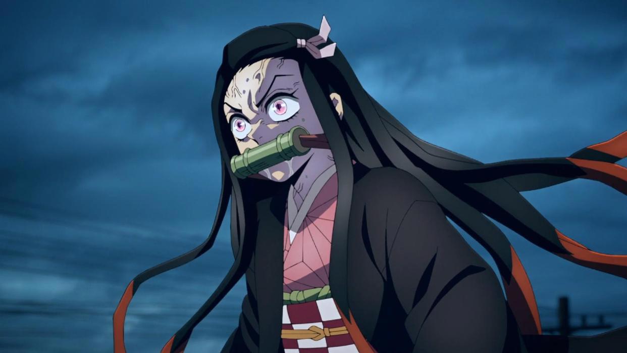 鬼灭之刃游郭篇:炭治郎开启日呼压制上六,狂暴化祢豆子重创堕姬