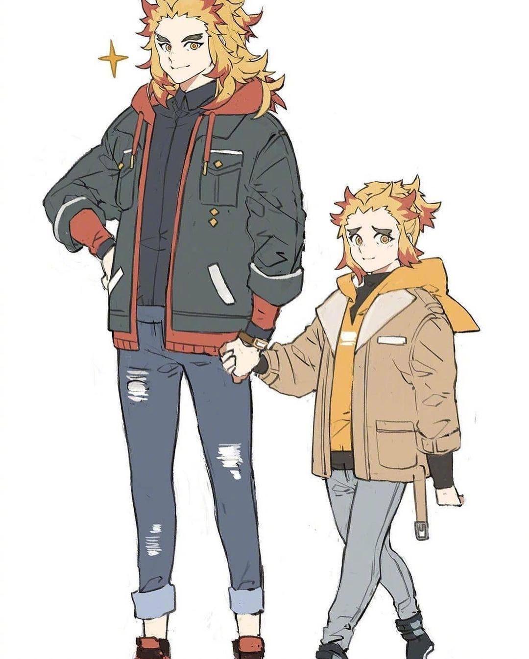 鬼灭之刃角色现代装，伊之助原来可以这么帅？炭治郎祢豆子CP稳了