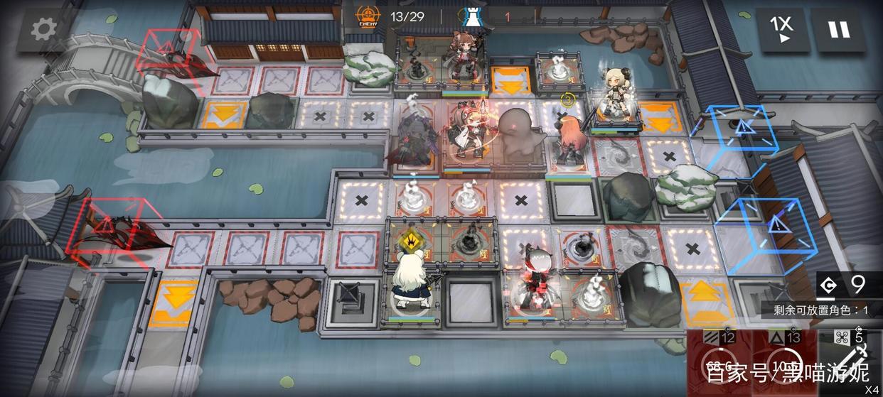 明日方舟WR-EX-7突袭不接敌打法高台干员配狮蝎过于舒适