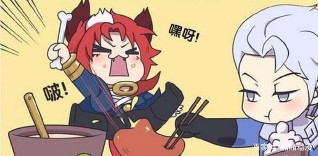 王者荣耀:玄策和铠抢鸡腿吃,守约一个举动把铠气哭了!