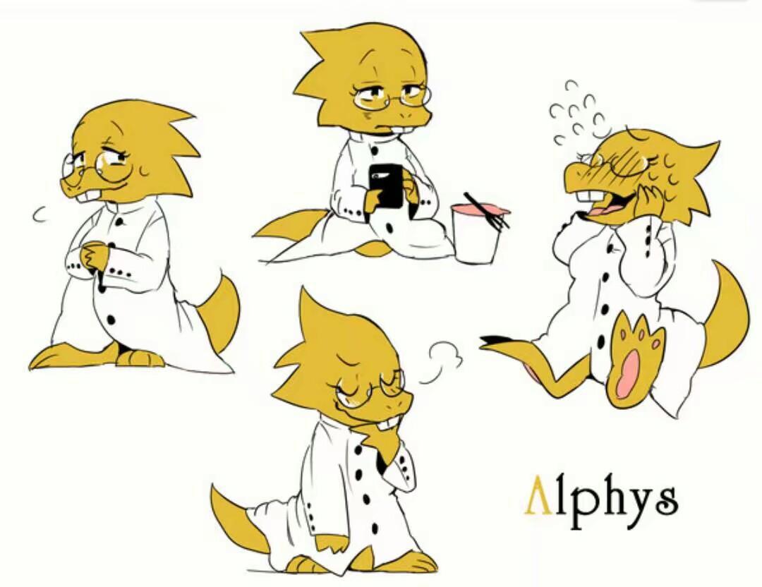 英灵系列(Undertale传说之下)第九期Alphys(艾菲斯)
