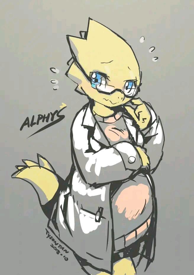 英灵系列（Undertale传说之下）第九期Alphys（艾菲斯）
