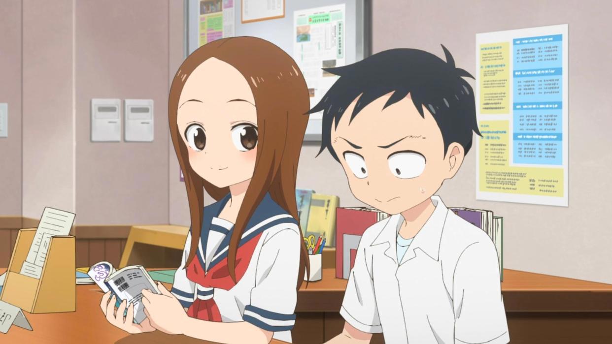 擅长捉弄的高木同学:一起上学,一起读书,一起看夕阳,狗粮太甜