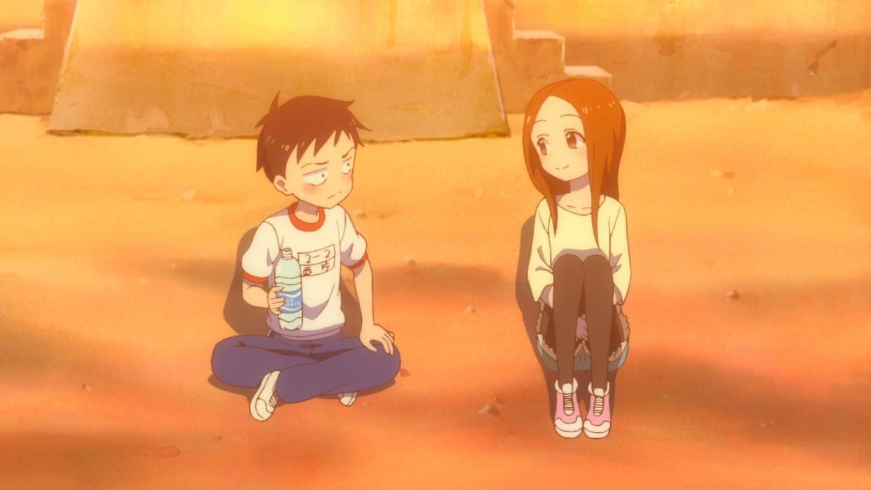 擅长捉弄的高木同学:一起上学,一起读书,一起看夕阳,狗粮太甜