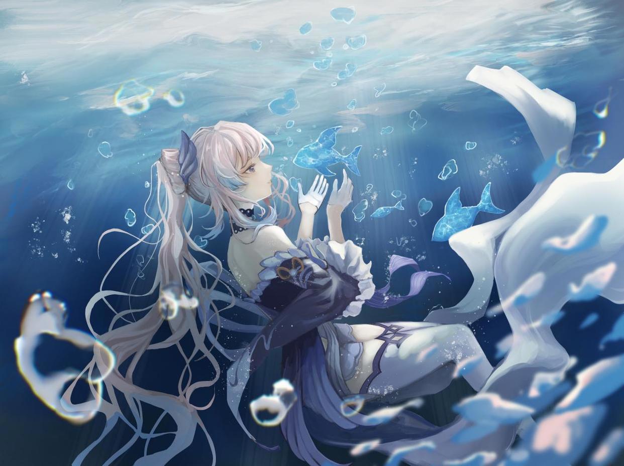 原神同人:荧开解受了委屈的心海,一下赢得了她的芳心