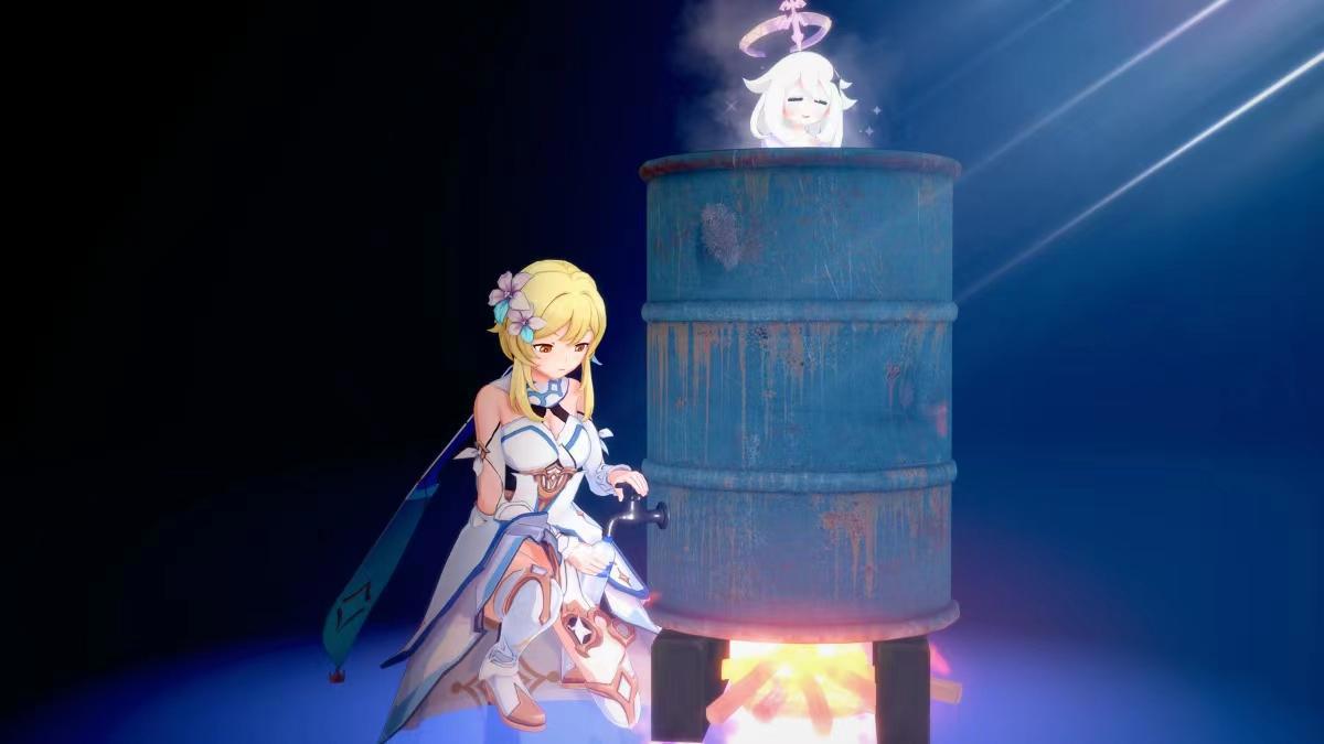 原神第一“荧”妹，360天在秘境中战斗了1650次，太扯了！