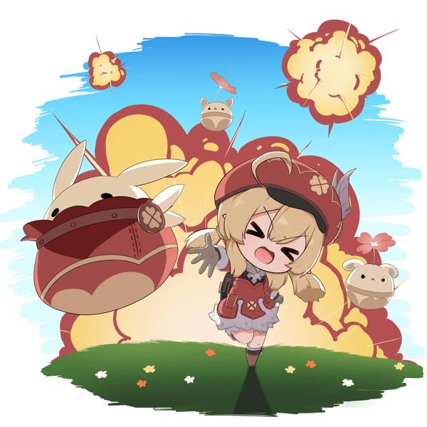 原神全员史莱姆化,甘雨化身麒麟臂,钟离会一招从天而降的掌法