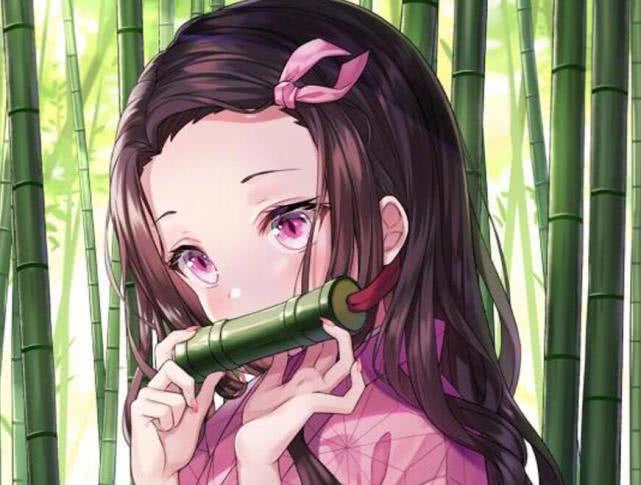 鬼灭之刃：祢豆子的最新精美图，这次祢豆子终于不用咬竹筒了
