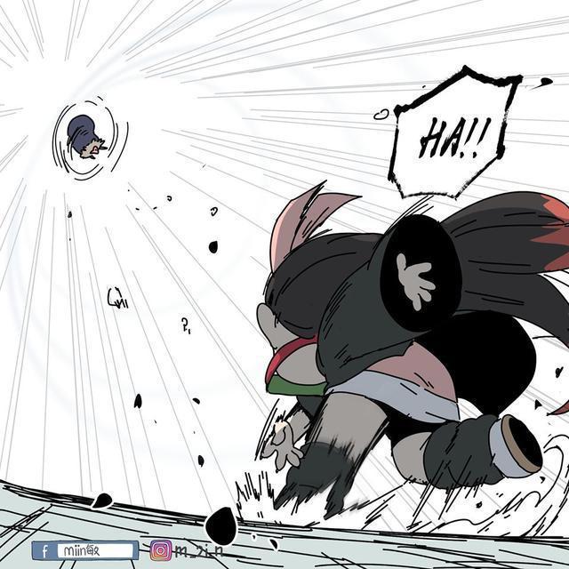 《鬼灭之刃》祢豆子化身护兄狂魔，嘴平伊之助惨遭扔飞？