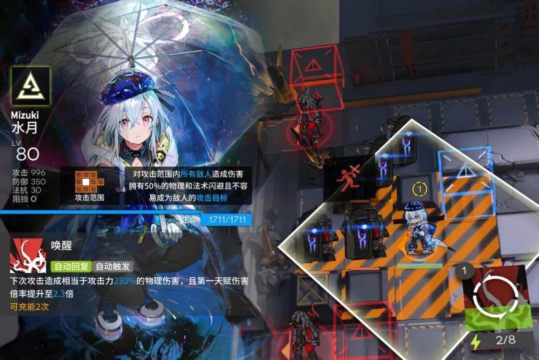 明日方舟:详细测评!六星伏击客水月,干员使用指南和数据分析