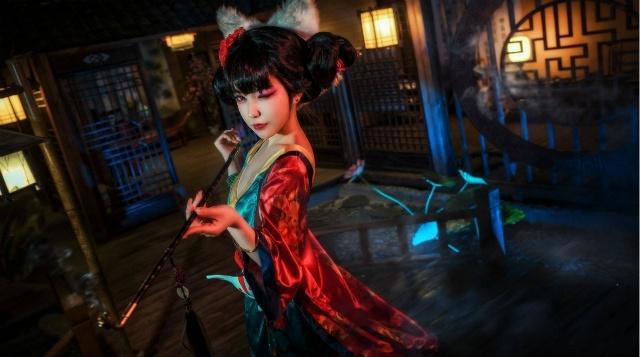 cosplay:还原度超高的白蛇缘起cos!99%还原宝青坊主