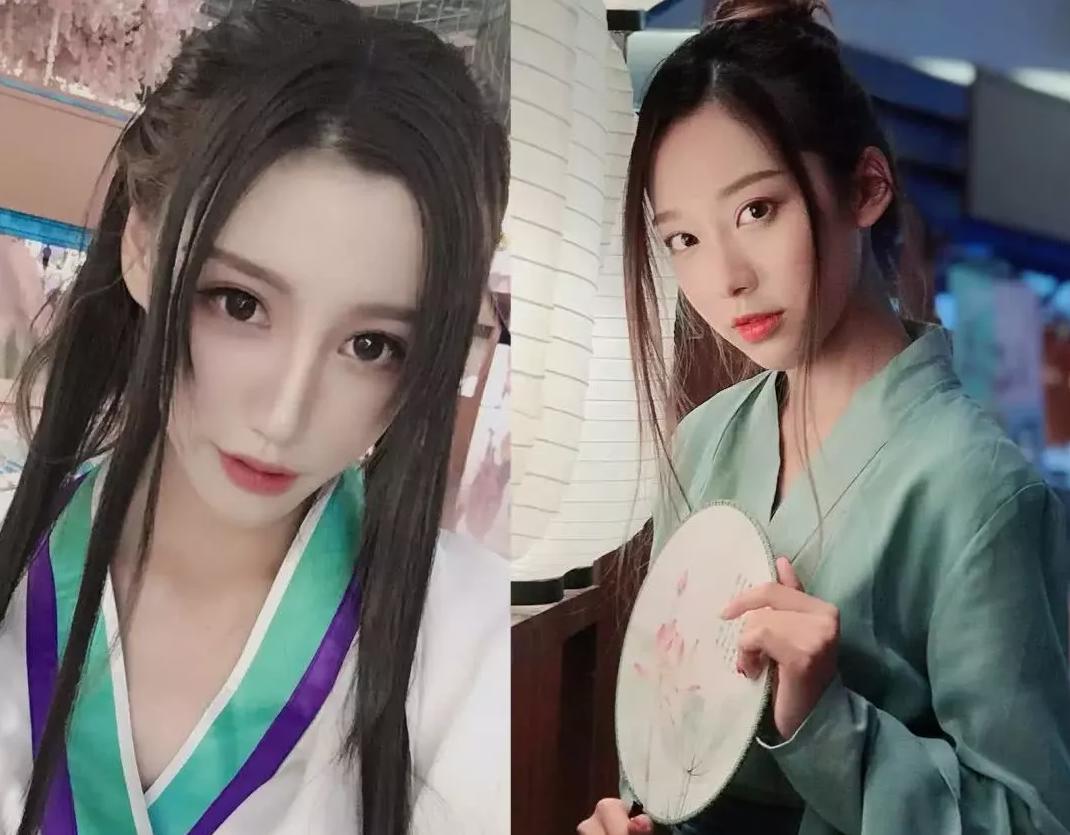 两个大学生COS“白蛇缘起”，走近看到“正面”后，网友：awsl！