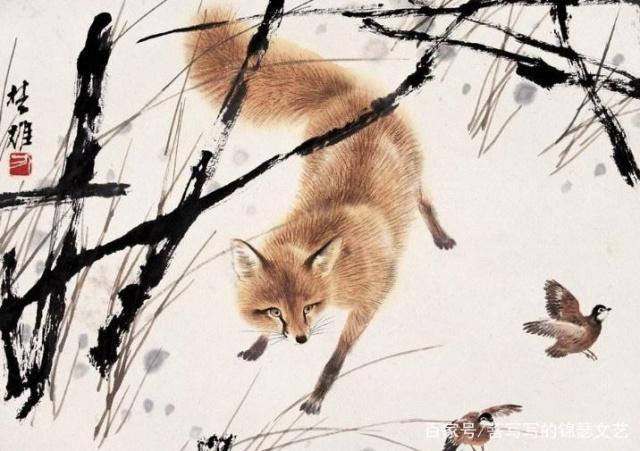 画家这样画狐狸，好乖！最后一张像不像白蛇缘起中的小狐狸？