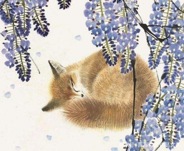 画家这样画狐狸，好乖！最后一张像不像白蛇缘起中的小狐狸？