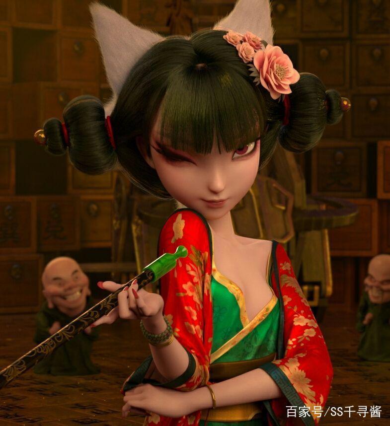 《白蛇缘起》的宝青坊主狐狸精,情定前生,妩媚在皮更在骨