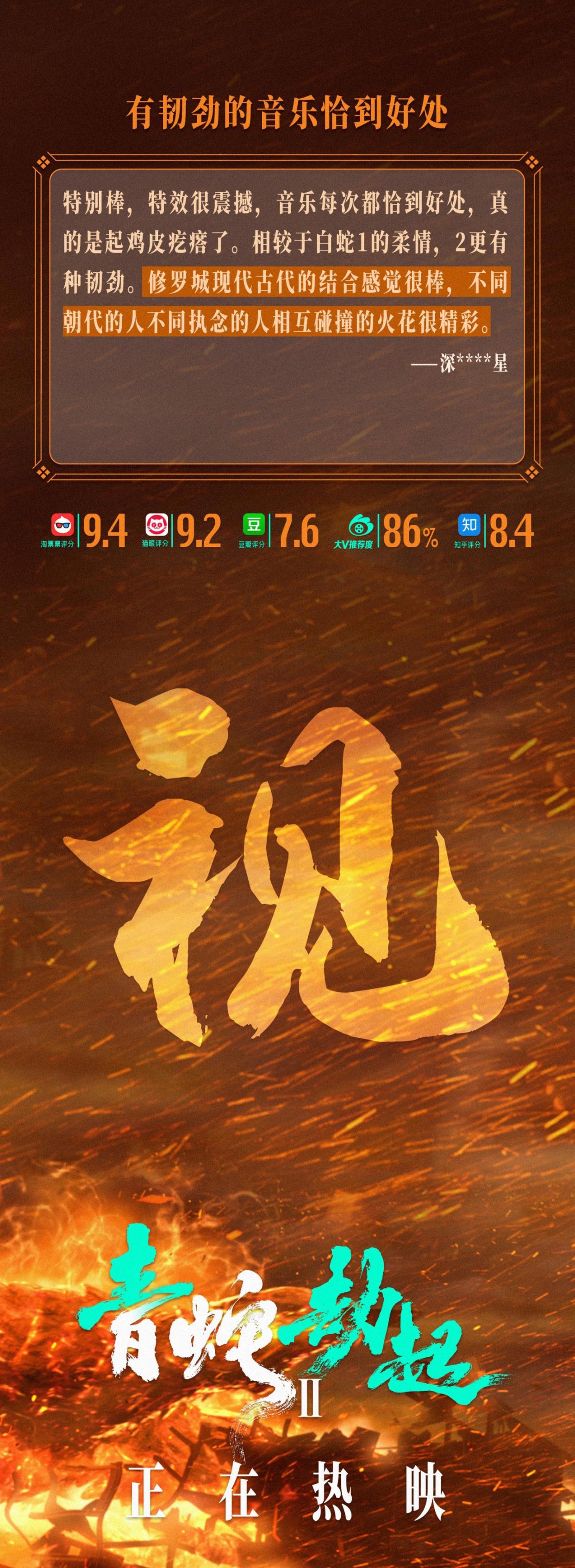 《白蛇2:青蛇劫起》正在热映,第三波点评出炉视听震撼国漫巅峰
