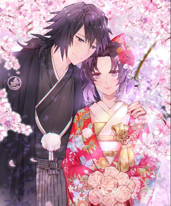 鬼灭之刃：富冈义勇和蝴蝶忍成了CP，画面甜得有些过分